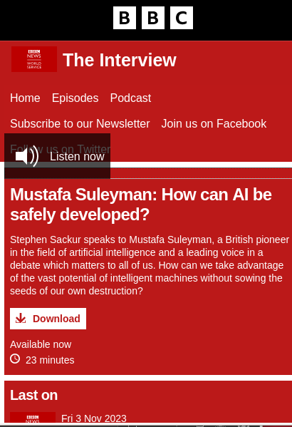 bbc web site with ecmascript denied